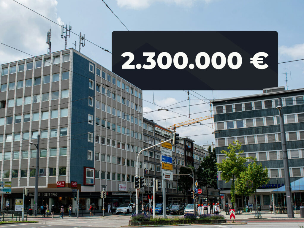 Immobiliengutachter bewerten Wohn- und Geschäftshaus in Mannheim.